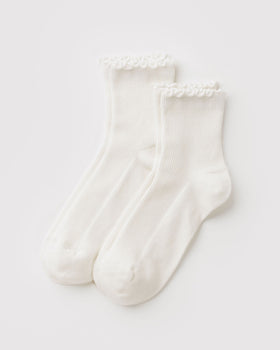 Lettuce Edge Sock Set of 2 - Ready Select