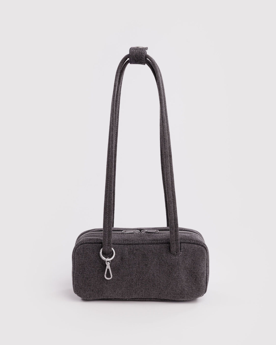 Small Denim Bowler Bag - Picnic Use