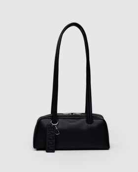 Small Recycled Leather Bowler Bag - Evening Collection