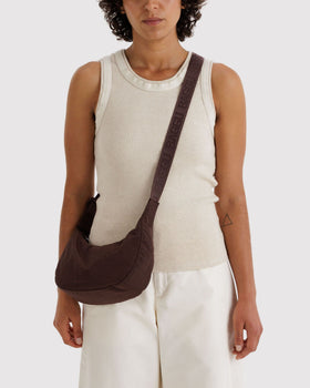Small Nylon Crescent Bag - Simple Mug