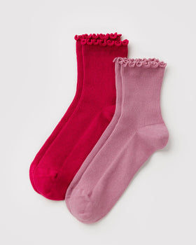 Lettuce Edge Sock Set of 2 - Ready Select