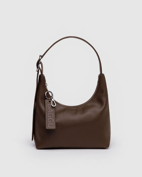 Mini Recycled Leather Shoulder Bag - Casual Companion