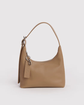 Mini Recycled Leather Shoulder Bag - Casual Companion