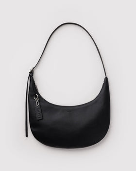 Medium Recycled Leather Flat Crescent - Adventure Favorite