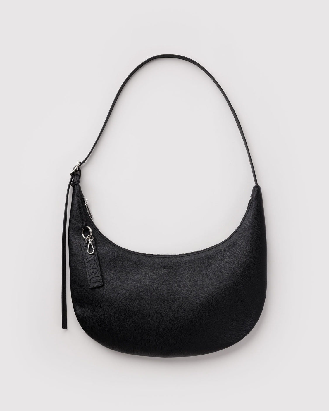 Medium Recycled Leather Flat Crescent - Modern Refresh