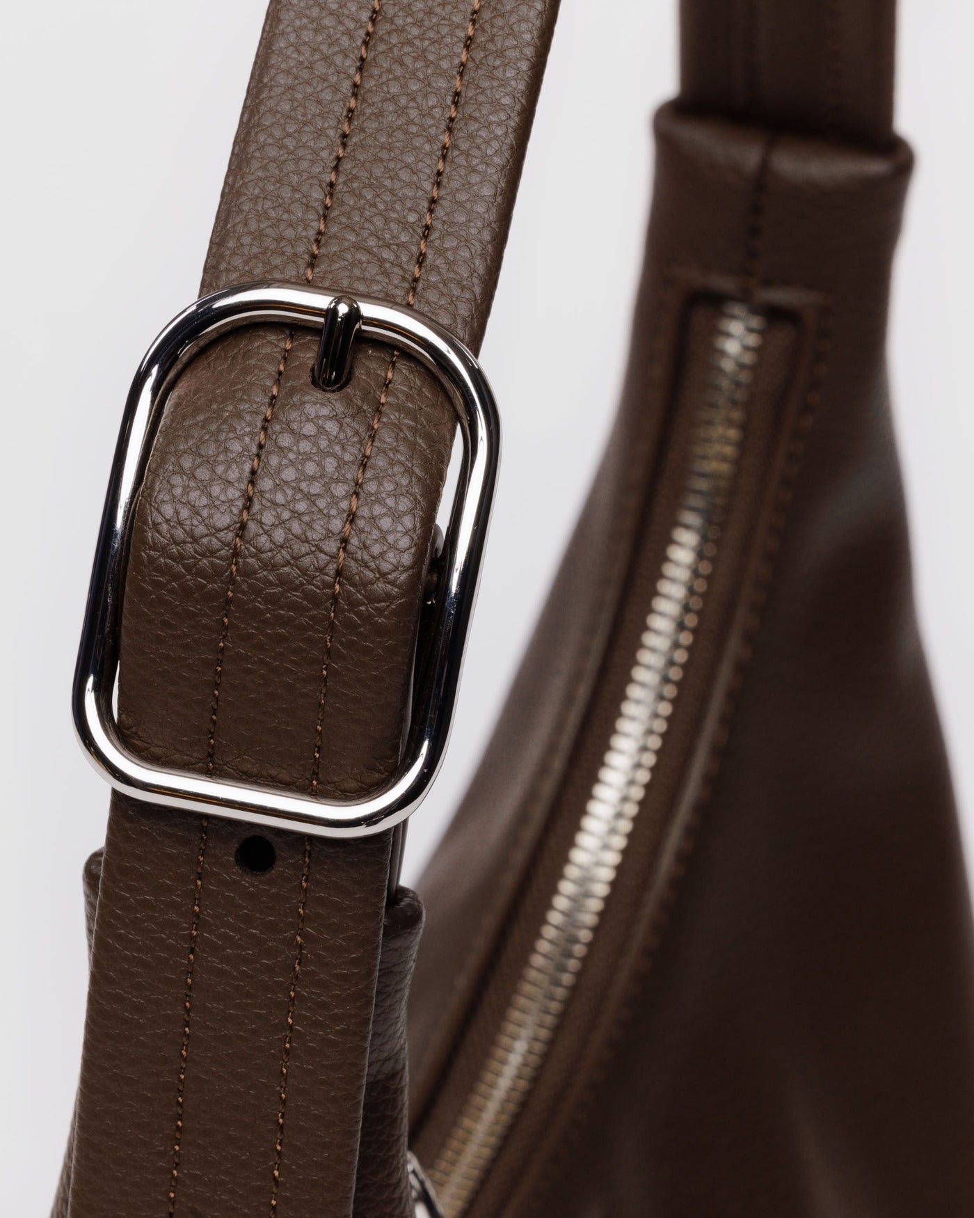Mini Recycled Leather Shoulder Bag - Casual Companion