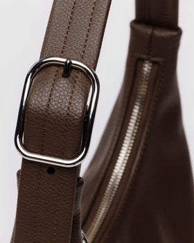 Mini Recycled Leather Shoulder Bag - Casual Companion