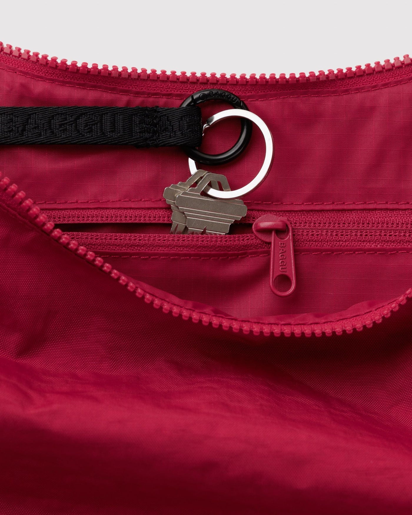 Medium Nylon Crescent Bag - Evening Pick