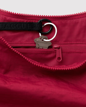 Medium Nylon Crescent Bag - Evening Pick