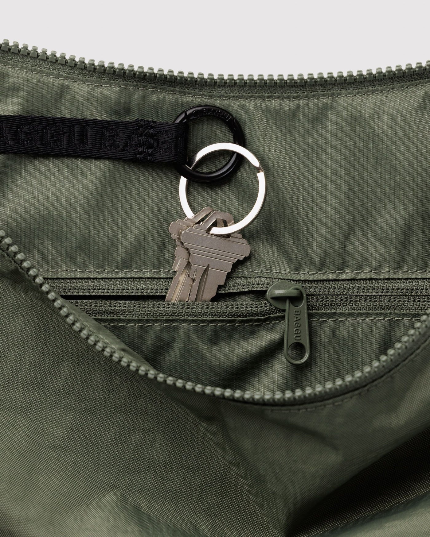 Large Nylon Crescent Bag - Everyday Accessory