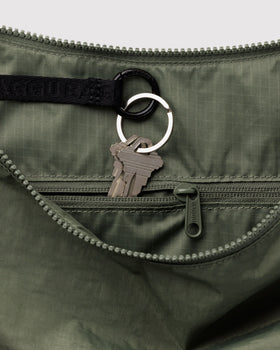 Large Nylon Crescent Bag - Everyday Accessory
