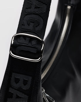 Medium Recycled Leather Crescent Bag - Premium Refresh