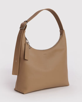 Recycled Leather Shoulder Bag - Journey Companion