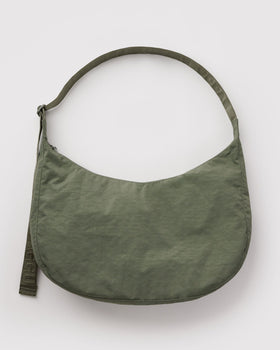 Large Nylon Crescent Bag - Everyday Accessory