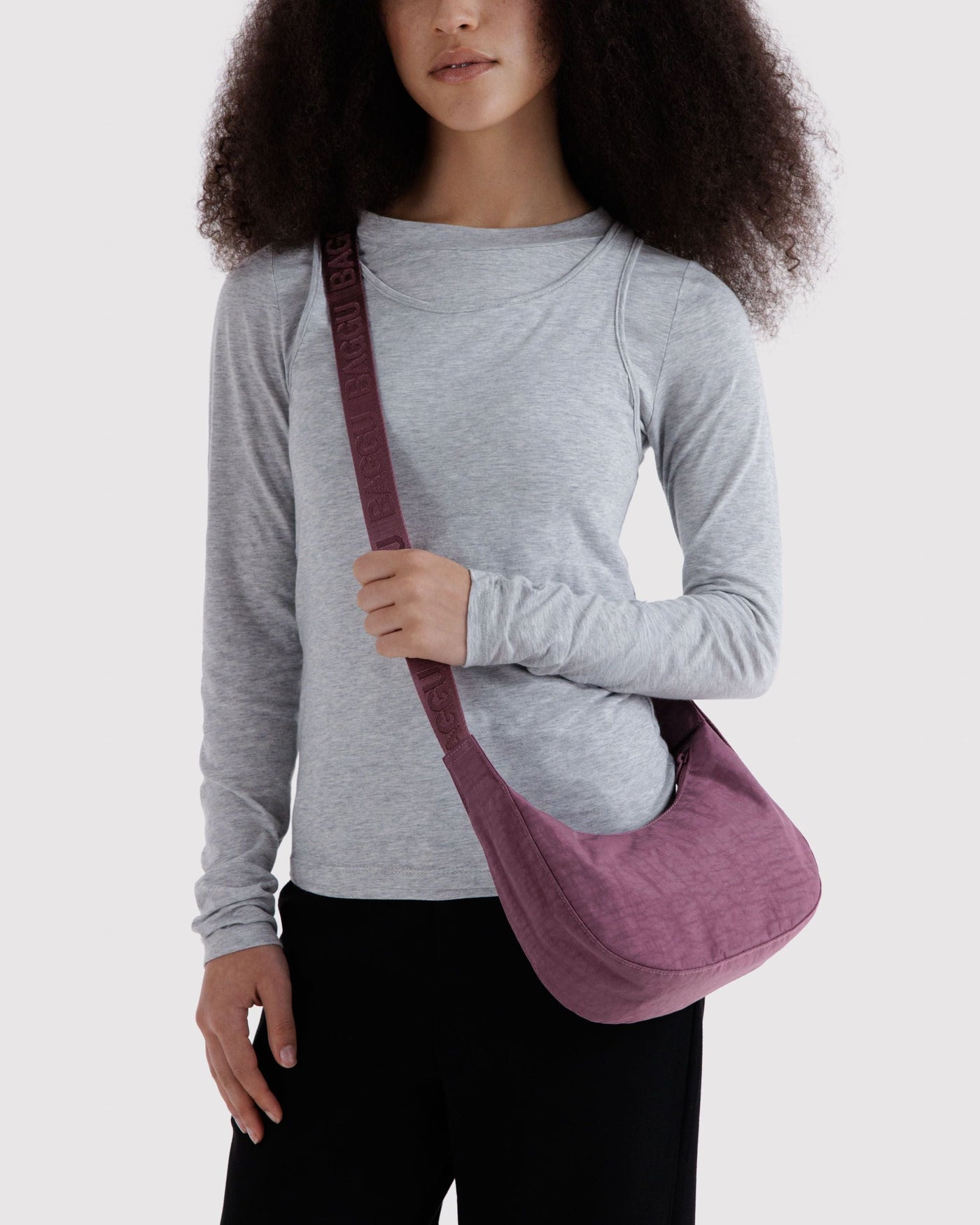 Small Nylon Crescent Bag - Relaxed Edition