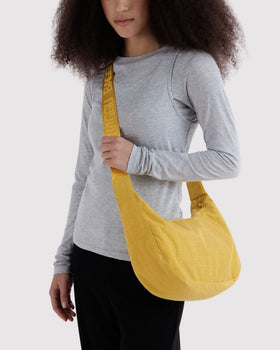 Medium Nylon Crescent Bag - Evening Pick