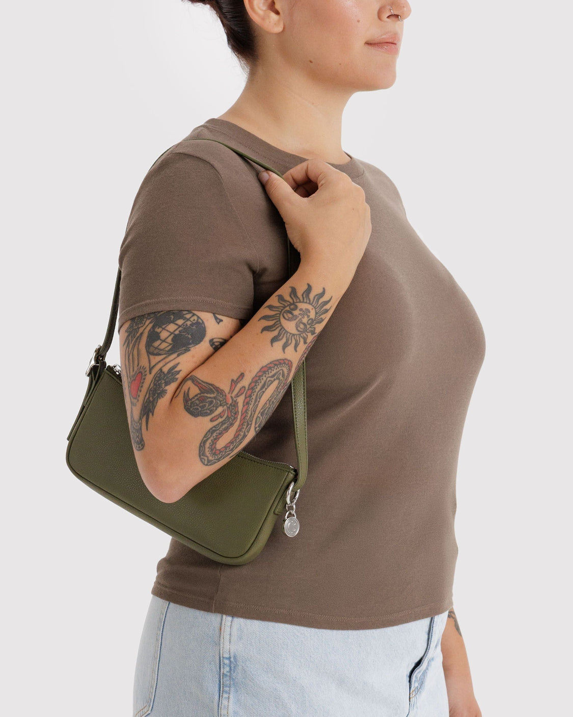 Recycled Leather Pochette - Picnic Go-To