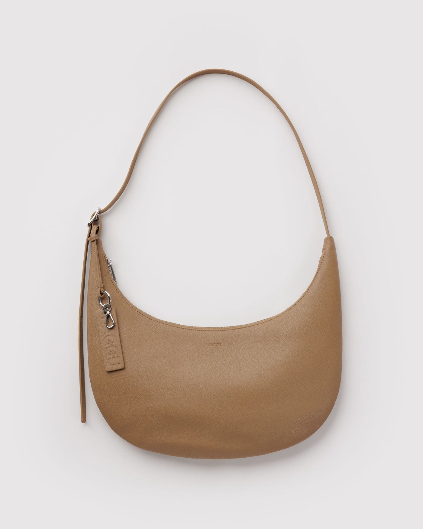 Medium Recycled Leather Flat Crescent - Modern Refresh