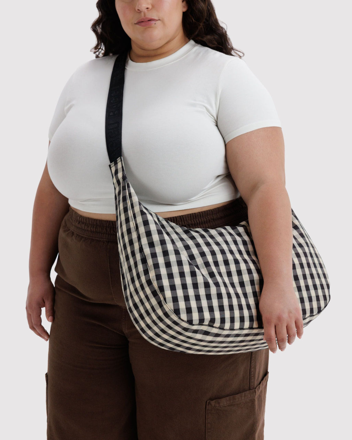 Large Nylon Crescent Bag - Everyday Accessory