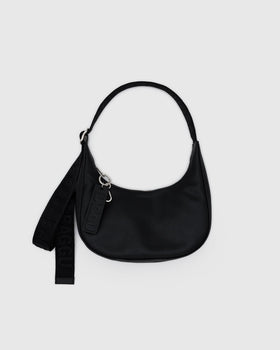Small Recycled Leather Crescent Bag - Trail Go-To