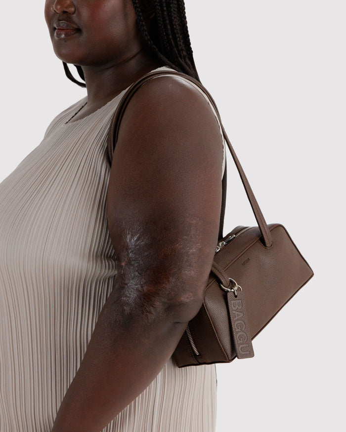 Small Recycled Leather Bowler Bag alternate