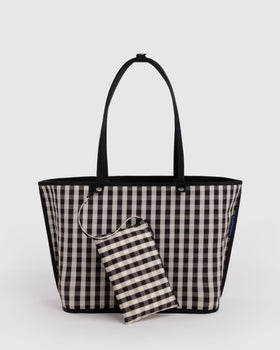 Large Nylon Reversible Tote - Travel Sip