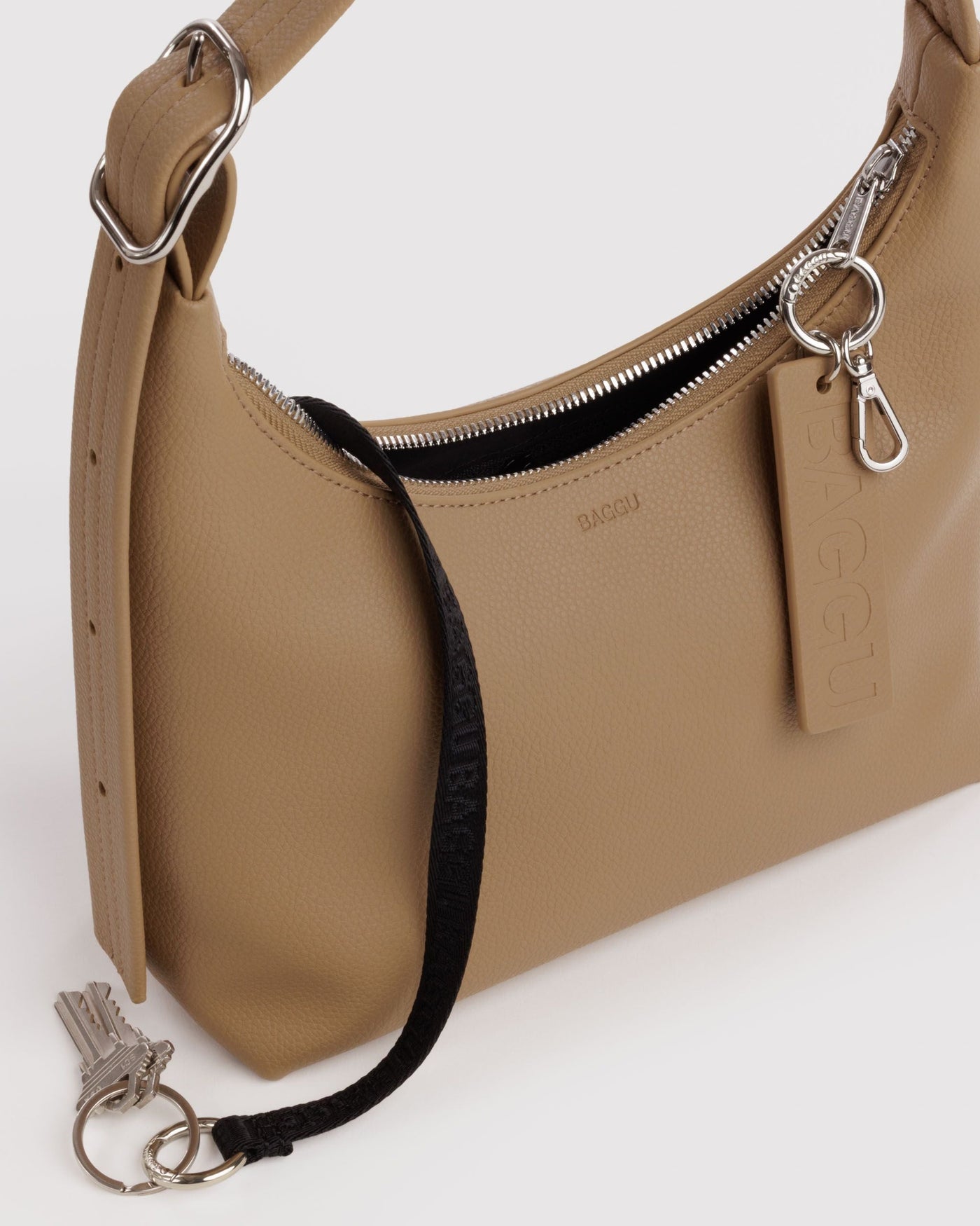 Mini Recycled Leather Shoulder Bag - Casual Companion